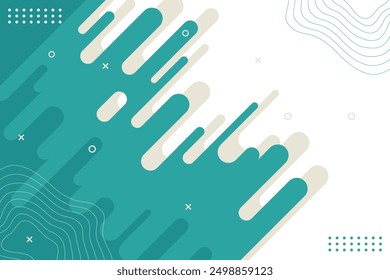 Blue rounded lines background. Abstract dashed lines and dots.Vector illustration