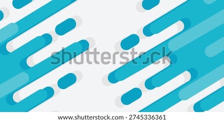 Blue Rounded Lines Background Abstract Liquid Shape Dashed Lines and Dots. Vector Illustration.EPS10