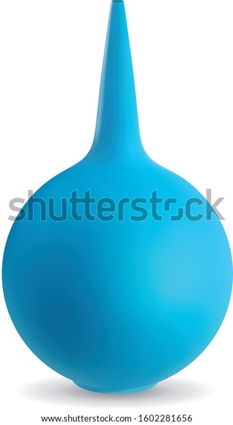blue bulb syringe