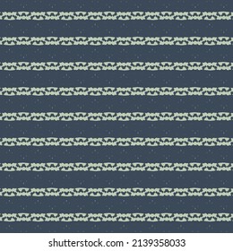 Blauer Teppich mit schlicht dekorierten horizontalen Streifen. Textildesign. Dekorative Grafiken.