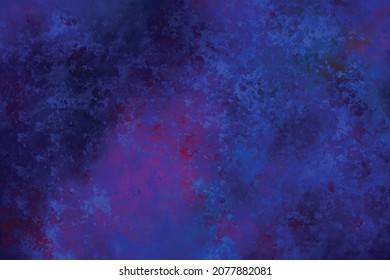 Blue rusted wallpaper starry night