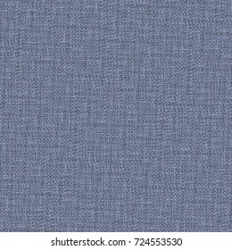 Blue rustic cloth  texture. Fabric background. Abstract vector.