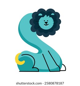 Blue S Animal Alphabet Word