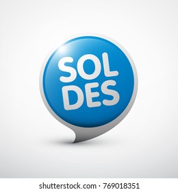 Blue sale button