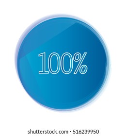 Blue Sale Tag Vector 