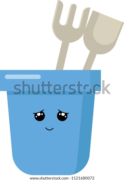 blue sand bucket