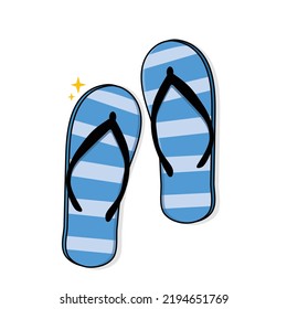 sandalias azules. flops de giro azules. fondo de fondo de fondo de papel pintado con el logotipo vectorial icono de las zapatillas azules