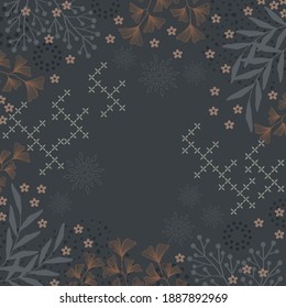 blue scarf pattern with pretty design