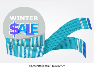 blue scarf for winter sale