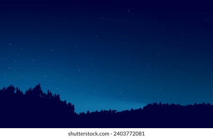 Blue scenery of mountain background landscape vector illustration.