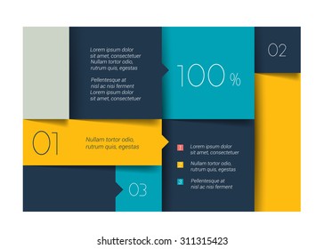 Blue schedule, tab, banner. Minimalistic vector design infographic.