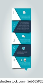 Blue schedule, tab, banner. Minimalistic vector design infographic.