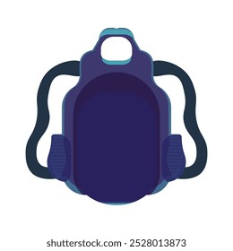 Blue School saco vetor, ilustração. 
