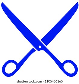 Blue Scissors illustration