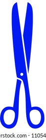 Blue Scissors illustration