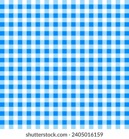 Ilustración del vector del patrón de vestimenta de Gingham de Blue Scott Checkered