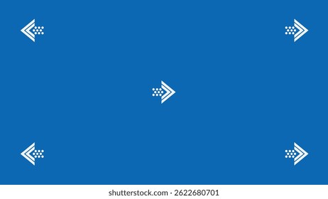 Blue screen background, VFX motion tracking markers. Art design green screen backdrop template.