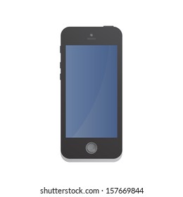 blue screen phone mobile device
