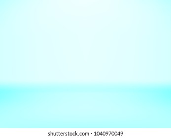 Blue sea abstract background empty room with spotlight effect. Vector EPS10 graphic art design.