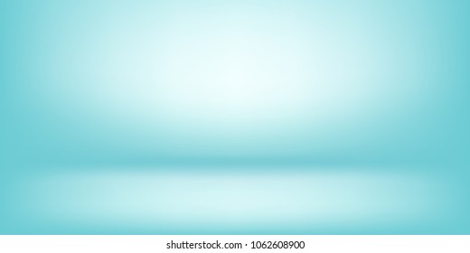 Blue sea abstract background empty room with spotlight effect. Vector EPS10 graphic art design.