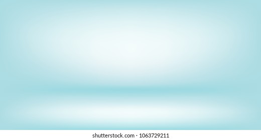 Blue sea abstract background empty room with spotlight effect. Vector EPS10 graphic art design.