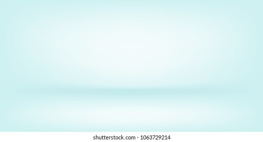 Blue sea abstract background empty room with spotlight effect. Vector EPS10 graphic art design.