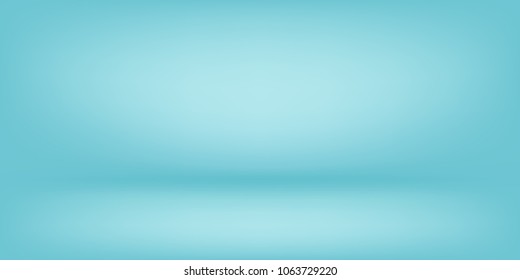 Blue sea abstract background empty room with spotlight effect. Vector EPS10 graphic art design.
