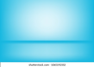 Blue sea abstract background empty room with spotlight effect. Vector EPS10 graphic art design.