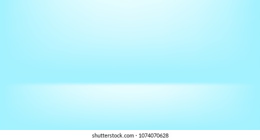 Blue sea abstract background empty room with spotlight effect. Vector EPS10 graphic art design.