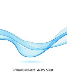 blue sea abstract wave. Vector illustration. advertising layout