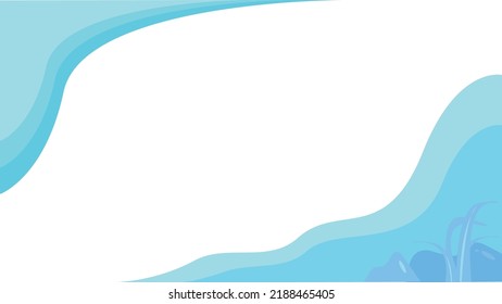 Blue Sea Background with copy space area and underwater view, suitable for flyer background, poster background, presentation background, etc. - Shutterstock ID 2188465405