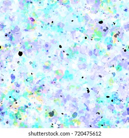 Blue and sea green splatter texture. Light seamless texture. Abstract vector background for web page, banners, fabric, home decor, wrapping 