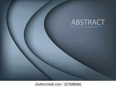 Blue sea paper background layer paper overlap gradient color board for text and message modern artwork design