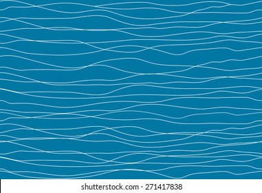 Blue sea pattern