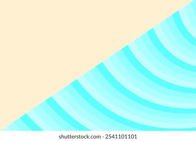 Fondo azul del patrón de líneas de la onda del mar. Anuncio de Naturaleza Abstractas. Fondo de pantalla. Ilustración vectorial