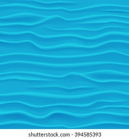 Blue sea waves. Abstract Design Nautical Background of Blue Waves. Nature water background of blue waves. Vector Illustration.
