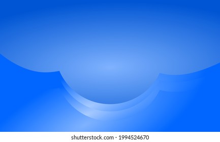 blue sea waves geometric vector background gradient