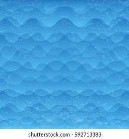 Blue sea waves pattern grunge background. Eps vector file.