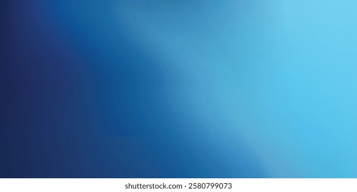 Blue sea with waves. Vector watercolor background for cover design, card, flyer, poster abstract simple modern