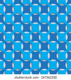 Blue seamless abstract background tile for creative design