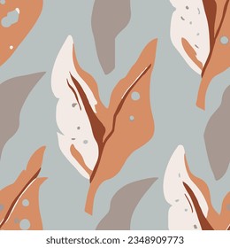 Blue Seamless Abstract Beach Lines Pattern. Pink Endless Fashion Graphic Illustration, Seamless Vector. Colorful Seamless Doodle Garden Surface Design. 