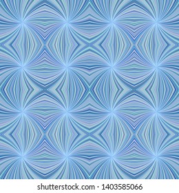 Blue seamless abstract hypnotic swirl stripe pattern background - vector burst illustration