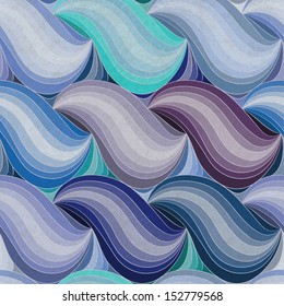 Blue seamless abstract pattern