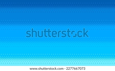 Blue seamless background in pixel art style. 8 bit dithering backdrop. Vector illustration.