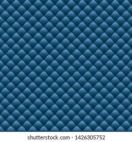Blue seamless background with retro leather skin pattern