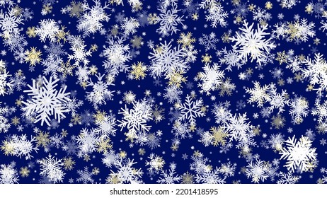 Blue Seamless Christmas Background ilustración de nieve navideña navidad navideña navidad decoración de invierno. ornamento de copos de nieve