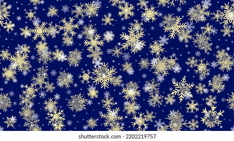Blue Seamless Christmas background snow illustration xmas winter decoration. design card