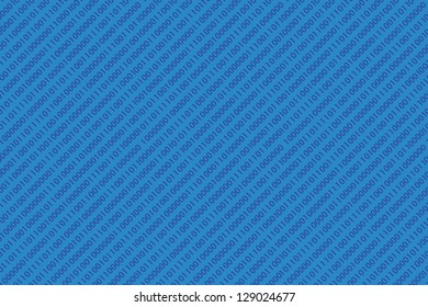 blue seamless diagonal binary code pattern