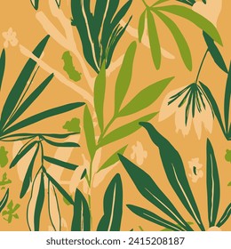 Blue Seamless Doodle Modern Decor Pattern. Gradient Endless Elegant Branch Surface, Seamless Art. Light Seamless Color Trendy Lines Vector. 