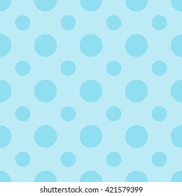 blue seamless dots pattern